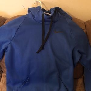 Men’s blue Nike hoodies. Small